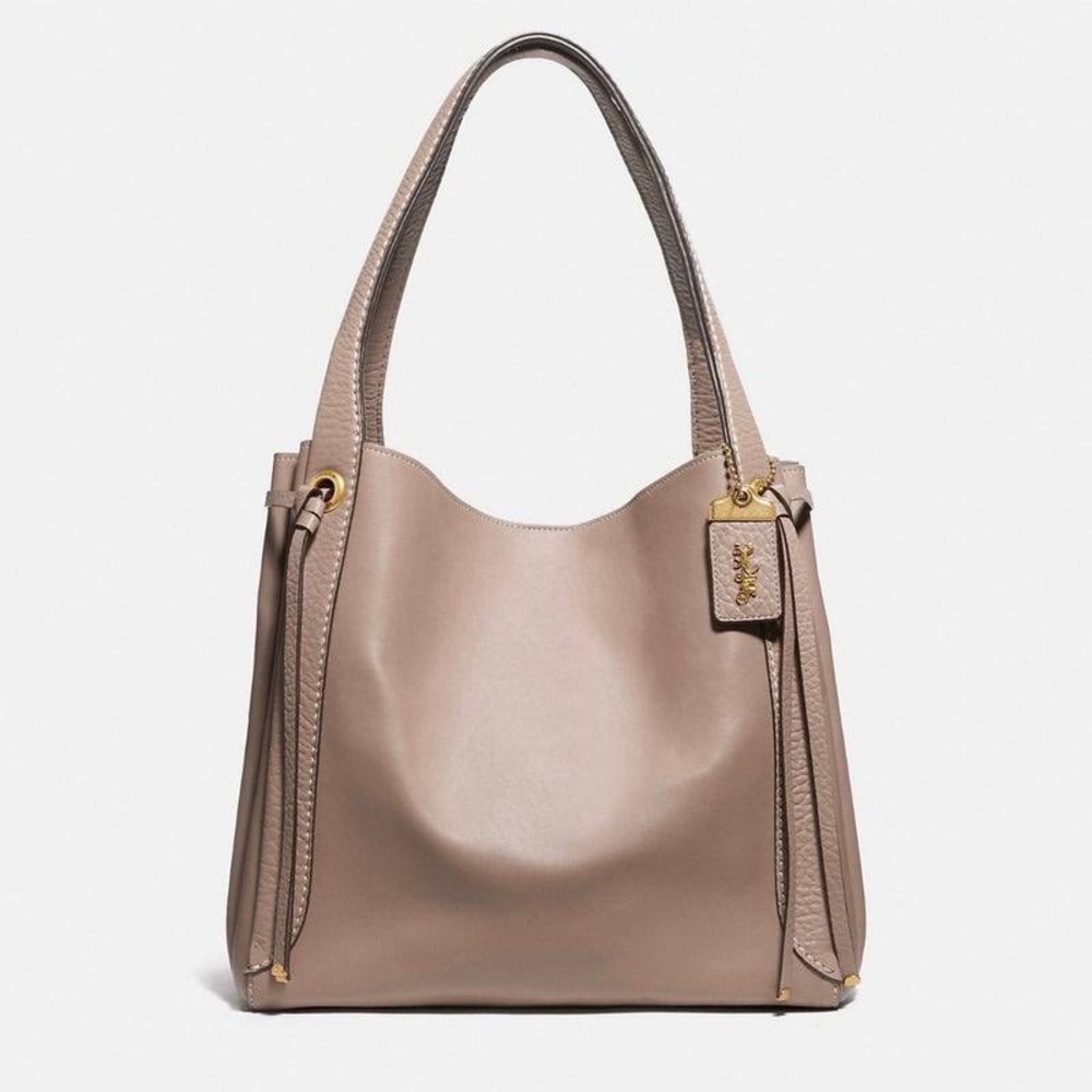OPEN TO OFFERS Coach Harmony Hobo in Stone